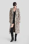 Rotate Birger Christensen In Animalier Cotton In Neutral
