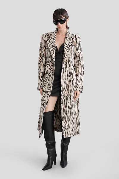 Rotate Birger Christensen In Animalier Cotton In Neutral