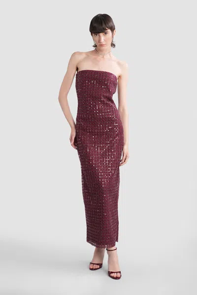 ROTATE BIRGER CHRISTENSEN IN BORDEAUX POLYESTER