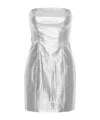 Rotate Birger Christensen Interwoven-design Mini Dress In White