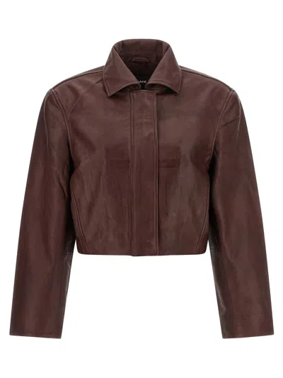 Rotate Birger Christensen Jacket In Brown
