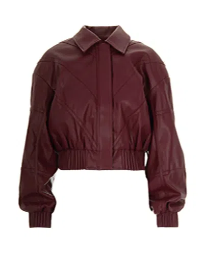 Rotate Birger Christensen Jacket In Burgundy