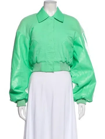 Pre-owned Rotate Birger Christensen Jacket In Green