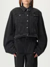 Rotate Birger Christensen Oversized Denim Jacket Studded Detail