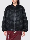 Rotate Birger Christensen Bomber Plissettato Nero In Black