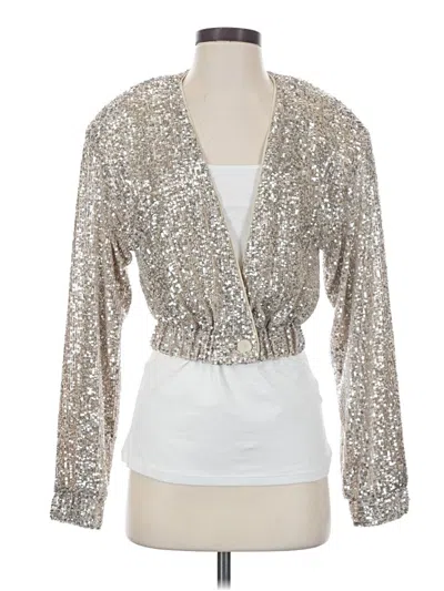 Pre-owned Rotate Birger Christensen Jacket In Silver
