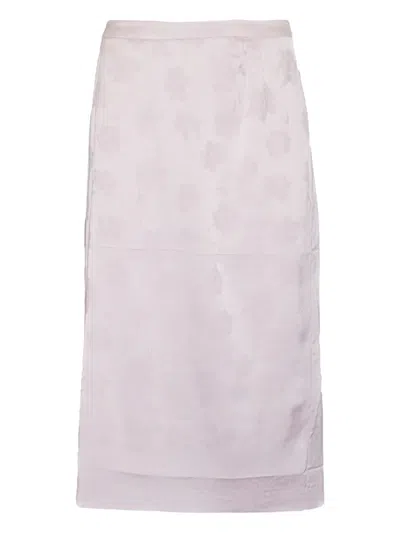 Rotate Birger Christensen Jacquard Skirt In Pink