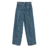 Rotate Birger Christensen Denim Straight-leg Jeans In Blue
