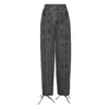 Rotate Birger Christensen Rotate Birgerchristensen Pants With Laces In Gray