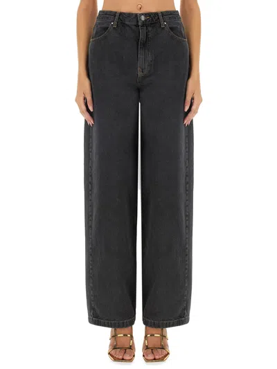 Rotate Birger Christensen Jeans In Denim In Black