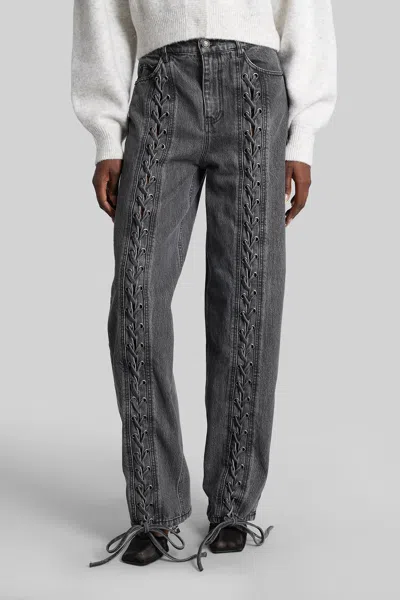 Rotate Birger Christensen Jeans In Grey Denim In Gray