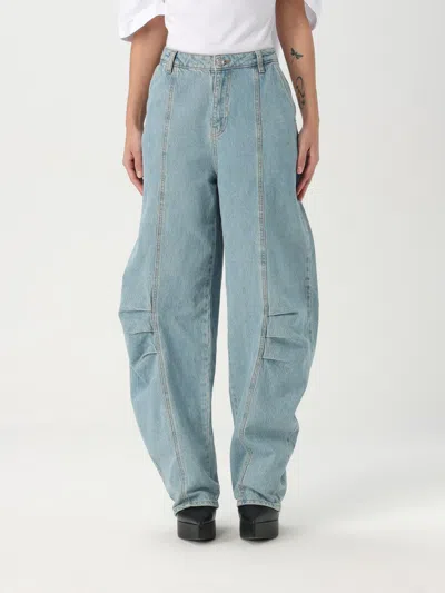 ROTATE BIRGER CHRISTENSEN JEANS ROTATE WOMAN COLOR BEIGE,G52713022