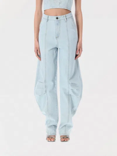 ROTATE BIRGER CHRISTENSEN JEANS ROTATE WOMAN COLOR BLUE,G90134009