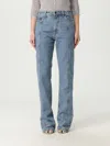Rotate Birger Christensen Rotate Sunday Womens Medium Blue Denim Regular-fit High-rise Recycled-denim Jeans
