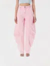Rotate Birger Christensen Rotate Birgerchristensen Baloon Denim In Pink