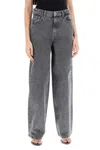 Rotate Birger Christensen Hoch Sitzende Karottenjeans Mit Kristallverzierung