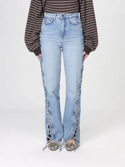 Rotate Birger Christensen Jeans Rotate Woman Color Denim In Blue