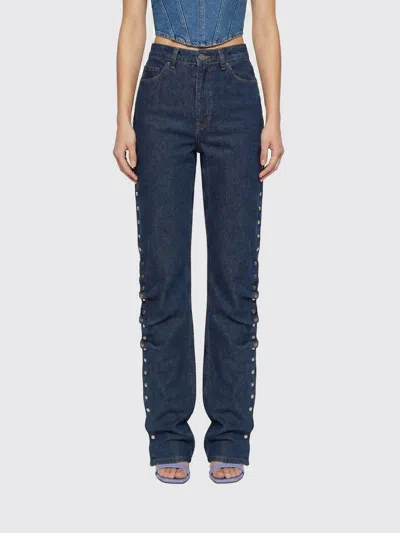 Rotate Birger Christensen Jeans Woman Rotate In Blue