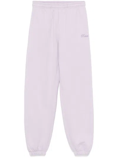 Rotate Birger Christensen Jersey Track Pants In Purple