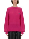 Rotate Birger Christensen Rotate Birgerchristensen Oversized Sweater In Pink