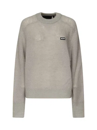 Rotate Birger Christensen Jersey With Logo In Gray
