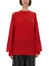 Rotate Birger Christensen Rotate Birgerchristensen Jersey With Logo In Red