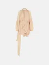 Rotate Birger Christensen 'joan' Hazelnut Polyester Dress In Pink