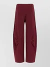 Rotate Birger Christensen Joggers Featuring Elastic Waistband And Side Pockets In Red