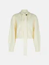 Rotate Birger Christensen 'karolyn' Ivory Alpaca Blend Sweater In Neutral