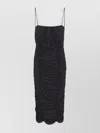 Rotate Birger Christensen Crystal-embellished Tulle Midi Dress In Black