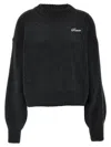 Rotate Birger Christensen Knit Crewneck Sweaters And Cardigans Gray In Gray