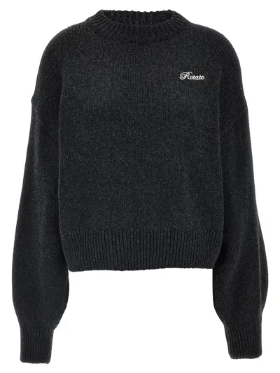 ROTATE BIRGER CHRISTENSEN KNIT CREWNECK SWEATER