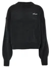 Rotate Birger Christensen Knit Crewneck' Sweater In Gray