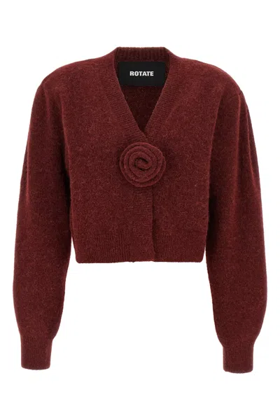 ROTATE BIRGER CHRISTENSEN 'KNIT PUFFSLEEVE' CARDIGAN