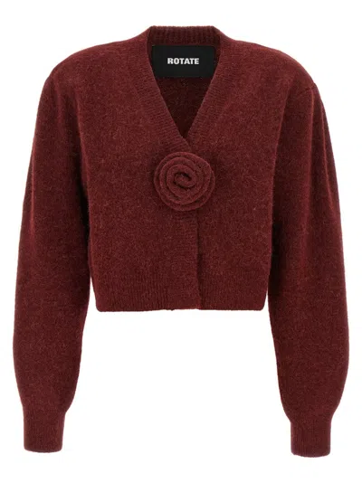 ROTATE BIRGER CHRISTENSEN 'KNIT PUFFSLEEVE' CARDIGAN