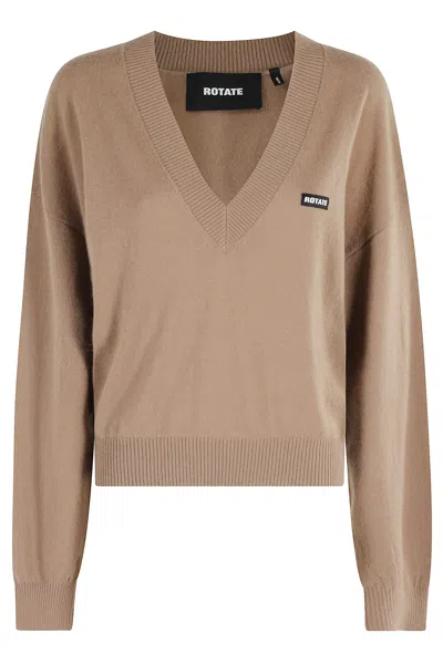 ROTATE BIRGER CHRISTENSEN KNIT VNECK SWEATER