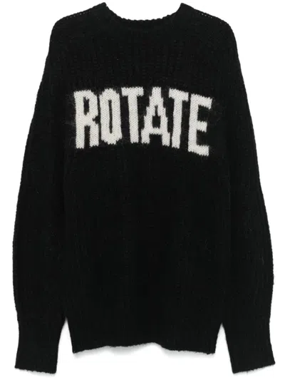 ROTATE BIRGER CHRISTENSEN KNITTED LOGO SWEATER