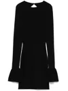 Rotate Birger Christensen Gestricktes Minikleid In Schwarz