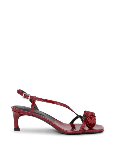 Rotate Birger Christensen Knot Strappy Sandals In Multi