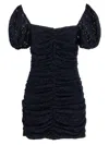 Rotate Birger Christensen Rotate Birgerchristensen Black Lace Mini Dress In Black
