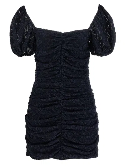 Rotate Birger Christensen Lace Dress In Blue