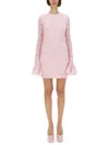 Rotate Birger Christensen Rotate Birgerchristensen Lace Dress With Puff Sleeves