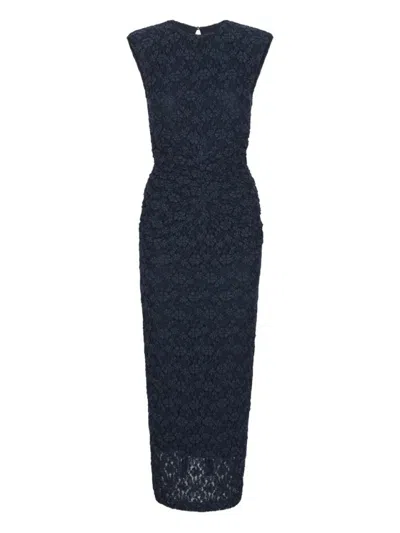 ROTATE BIRGER CHRISTENSEN ROTATE BIRGER CHRISTENSEN LACE LONG MIDI DRESS