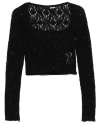 Rotate Birger Christensen Lace Long-sleeve Top In Black
