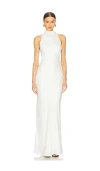 Rotate Birger Christensen Sequinned Maxi Dress In 鹭白