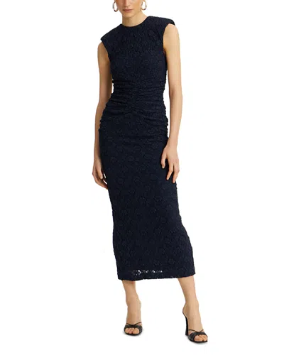 Rotate Birger Christensen Lace Midi Dress In Black