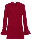 Rotate Birger Christensen Lace Mini Dress In Red