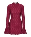 Rotate Birger Christensen Minikleid Aus Spitze In Red