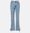 Rotate Birger Christensen Jeans Rotate Woman Color Black In Blue