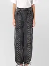 Rotate Birger Christensen Lacing Trousers Elastic Waistband Side Pockets